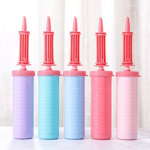 Accessoires pour ballons, pompe à <span class=keywords><strong>ballon</strong></span> macaron pastel, pompe à main, gonfleur d'air pour ballons, double <span class=keywords><strong>action</strong></span> bidirectionnelle - Product Image 2