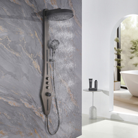 Robinet de douche en acier inoxydable couleur bronze, eau chaude et froide, robinets de salle de bain et douche avec mélangeur, vente chaude