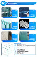 Plaques de verre trempé laminé ultra-clair personnalisables de 1 mm à 19 mm, panneaux haute résistance pour la construction industrielle