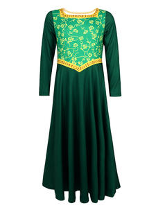 Disfraz de Cosplay de Princesa Fiona de <span class=keywords><strong>Shrek</strong></span> para Halloween Vestido Largo Verde para Actuación Escénica - Product Image 5