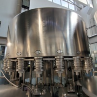 Chaîne de production complète d'eau potable avec machine de remplissage rotative monobloc 3-en-1 A-Z