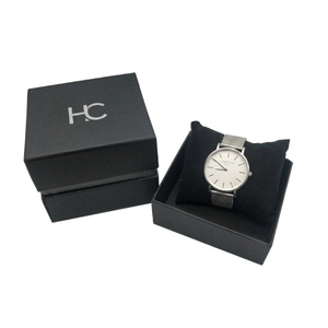 Proveedor Confiable de Cajas para Relojes, Caja Rígida de Papel con Tapa y Base, Logotipo Personalizado, Empaque de Lujo para Relojes, Fábrica Profesional, Se Acepta OEM - Product Image 4
