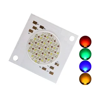 Техническое описание высокой мощности rgbw led чип 100 Вт 200 4040 cob СИД мульти цветной RGB + белый/желтый RGBW 4 в 1 интегрированный COB светодиодный чип