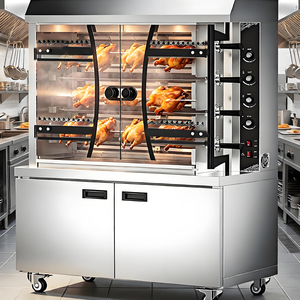 Factory Supply Outdoor Gas Rotisserie Oven Automatic Spit Grill for Chicken <strong>Rabbit</strong> Lamb Ribs Poultry <strong>Barbecue</strong> - Product Image 1