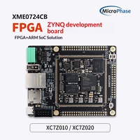 Carte de développement FPGA XILINX ZYNQ avec kit d'apprentissage et d'évaluation du processeur, modèle XME0724CB (XC7Z010/XC7Z020)