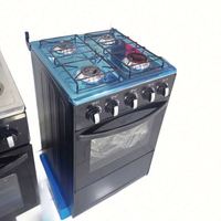 Four à gaz commercial en acier inoxydable à 4 brûleurs, garantie 1 an, pour hôtels et usage domestique, multifonctionnel, avec grille et plateau intégrés, 4 gaz