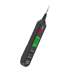 AC 12V ~ 300V NCV testeur de tension numérique sans contact détecteur de point d'arrêt de fil de stylo avec affichage LCD et sonnerie