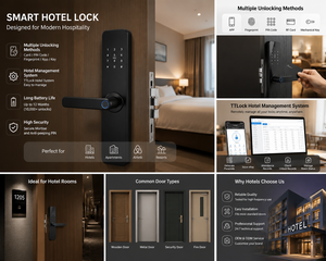 Sistema de Hotel SINON TT, Cerradura Inteligente RFID para Puerta de Hotel, Tarjeta de Acceso Digital, Cerradura Digital para Hoteles para Proyectos Hoteleros - Product Image 3