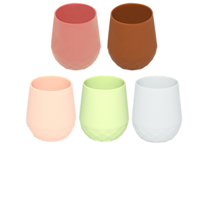 Tasses à boire incassables résistantes à la chaleur, tasses d'apprentissage compatibles micro-ondes, tasses en silicone pour bébés de 6 à 12 mois - Product Image 2