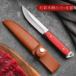 Профессиональный нож для шеф-повара из нержавеющей немецкой стали, универсальный нож для очистки овощей, 3,5 "Дамаск с акриловой деревянной ручкой