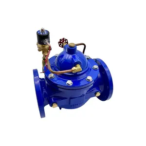 ductile cast iron 200x pilot operated reducing hydraulic control gas pressure relief valve
