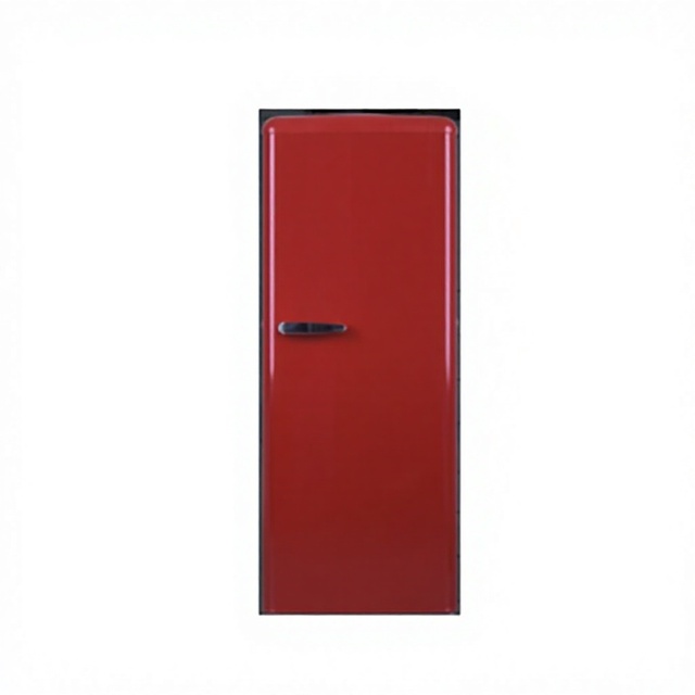 Hicon High Quality Retro Single Door Compressor Refrigerator 90L 110V/220V-240V Portable for Household Use CE EMC RoH Compliant