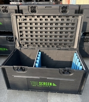 Flight case en plastique pour amplificateur, personnalisable en usine, avec écran LED, pour rack d'amplificateur et batterie