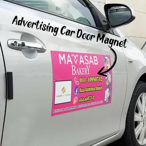 Özel tasarım yansıtıcı kalıp kesim vinil araba uyarı bebek On Board mıknatıslı araba manyetik çıkartma