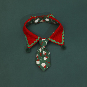 Gran oferta 2025, Collar de gato y perro, pajarita, babero, bonita bufanda de poliéster para Bichon para Halloween, Navidad, festividades de Año Nuevo - Product Image 4