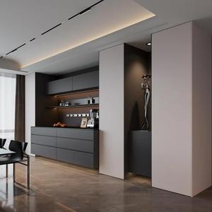 <span class=keywords><strong>Buffet</strong></span> de luxe moderne laqué mat pour <span class=keywords><strong>salle</strong></span> à <span class=keywords><strong>manger</strong></span> avec charnières à fermeture amortie - Product Image 1