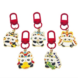 พวงกุญแจรูปแพนด้าเต้นเชิดสิงโตแบบจีน ปี 2026 ของขวัญสุดสร้างสรรค์สำหรับผู้ชาย ผู้หญิง นักเรียน ตกแต่งกระเป๋าเรียน - Product Image 5