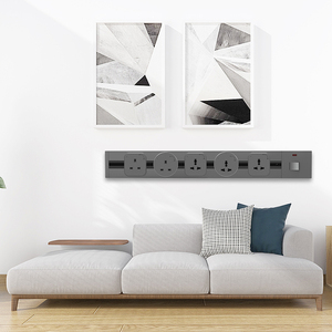 Nouvelle Arrivée Prises Murales Encastrables et Interrupteurs Standard UK, Multiprise Intelligente 100cm avec 5 Adaptateurs - Product Image 6