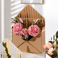 Boîtes à fleurs pour la fête des mères, en carton recyclable, pliables, pour emballages cadeaux, arrangements floraux