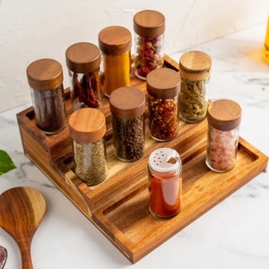 Bán Paulo Vòng 90ml lọ thủy tinh gia vị với keo tự nhiên gỗ có nắp đậy - Product Image 6