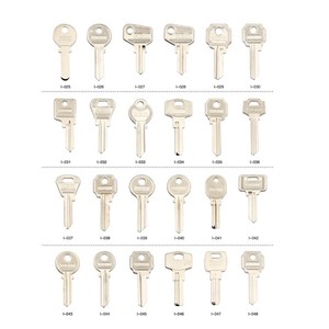 กุญแจแม่เหล็กโลหะขายส่ง กุญแจพลาสติกเปล่าแบบมีลวดลาย กุญแจล็อคห้อง - Product Image 6