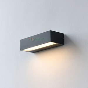 Venta al por mayor 12 pulgadas-40 pulgadas Dali LED Down Light Solar Powered <span class=keywords><strong>Motion</strong></span> Lámpara de pared al aire libre con sensor Lámparas de pared de jardín de forma cuadrada - Product Image 4