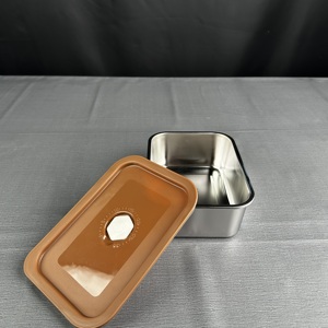 Boîte de rangement en acier inoxydable 316L sans BPA de haute qualité 2000ml avec couvercle pour la conservation du déjeuner à l'école de cuisine de bureau à domicile - Product Image 3