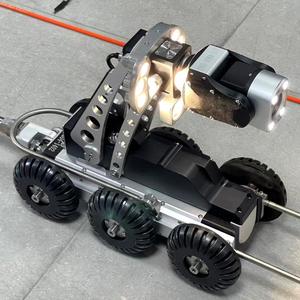 Robot d'inspection de canalisations industriel avec caméra PTZ, étanche IP68, câble de 200 m pour égouts et canalisations sans tranchée - Product Image 1