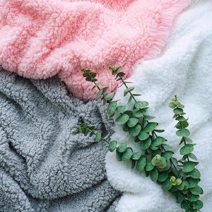 Manta gruesa y cálida peluda, fundas para sofá, colchas, mantas de lana Coral a cuadros de <span class=keywords><strong>invierno</strong></span>, edredones para <span class=keywords><strong>cama</strong></span> y sofá, decoración del hogar - Product Image 5