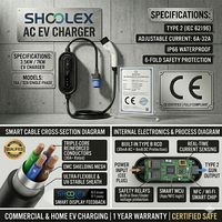 Nouveau support mural universel SHUOLEX pour chargeur de VE, organisateur de câble de charge AC Type 1 Type 2, crochet de suspension