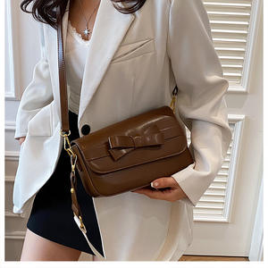 2025 thời trang hiện đại Phụ nữ túi xách với BOW TIE phụ nữ phong cách sling Túi cô gái Pastel màu sắc Vai Túi Xách bán buôn Hot - Product Image 5