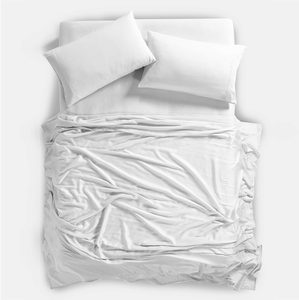 Đa kích thước 100% tấm tre đặt 4 Mảnh sâu túi <span class=keywords><strong>18</strong></span> <span class=keywords><strong>inch</strong></span> sang trọng mềm làm mát mượt sateen dệt tấm - Product Image 2