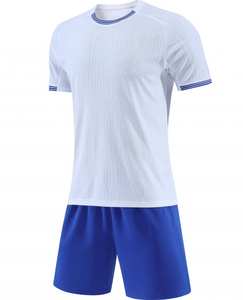 مخصص الملكي الأزرق لكرة القدم مجموعة موحدة-مقلم جيرسي لكرة القدم شورت صوفي للفرق - Product Image 2