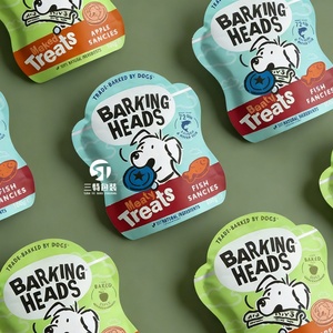 Sachet alimentaire pour animaux de compagnie en Mylar avec logo personnalisé, impression numérique, emballage refermable pour chien - Product Image 4