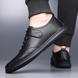 Zapatos Casuales Blancos Stx con Punta Redonda, de Cuero Vacuno, Estilo Slip-On Antideslizante para Caminar - Product Image 3