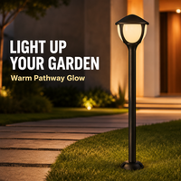 Lampe LED de jardin à économie d'énergie, directement de l'usine, avec capteur automatique pour cour et entrée de maison