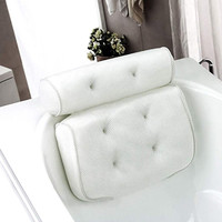 Coussin de bain 3D extra épais BBCare Eco-Friendly avec 6 ventouses pour le soutien de la tête, du cou, du dos et des épaules