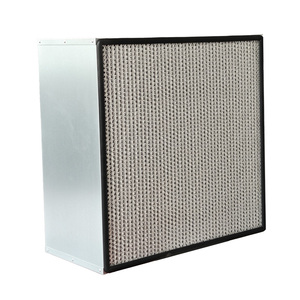 Trung Quốc Nhà Máy Giá phòng sạch laminar Flow Hood sợi thủy tinh phương tiện truyền thông 24x24 20x20 99.999% 0.3um độ <span class=keywords><strong>x</strong></span>ốp H13 H14 <span class=keywords><strong>HEPA</strong></span> bộ lọc - Product Image 4