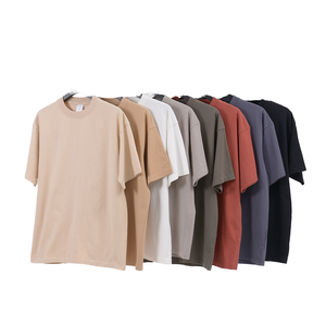 เสื้อยืดคุณภาพสูงขายส่ง 280 กรัม เสื้อยืดคอตตอนหนานุ่ม พิมพ์ลายซิลค์สกรีน เสื้อยืดลำลอง คอกลม ทรงหลวม ใส่ได้ทั้งชายและหญิง - Product Image 1