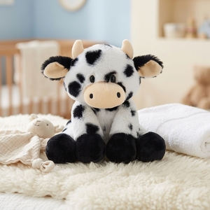 Usine de Yiwu OEM ODM : Adorables animaux en peluche assis, <span class=keywords><strong>vache</strong></span> en peluche pour cadeaux d'enfants - Product Image 6