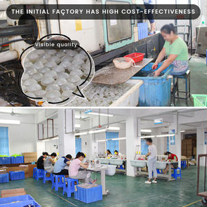 Produsen Profesional Bola Terapi Tangan Kustom Anti Stres TPR Bola Remas Dengan Penutup Kain Logo Cetak - Product Image 6