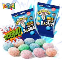 Bonbons à mâcher méga-géants de type Warheads, version acidulée, 71g, enrobés, couleurs naturelles, saveurs fruitées mélangées, vente en gros directe usine Chine
