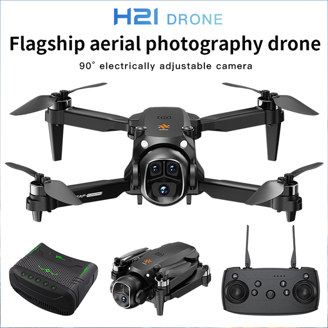 OEM Folding Aerial Drone, RC Helicopter with Optical Flow Hover & One Key Landing, Smart Choice for Adult Drone Starters