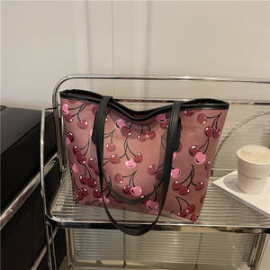 Sac de rangement en PU à bandoulière unique pour femme, grande capacité, avec fermeture ouverte, personnalisable pour les étudiants et les trajets quotidiens - Product Image 3