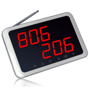 Không dây gọi điện thoại hệ thống hiển thị 2 số trong 3 chữ số bệnh nhân cuộc gọi y tá khách sạn bar nhà hàng bảng <span class=keywords><strong>buzzer</strong></span> Waiter phân trang hệ thống - Product Image 2