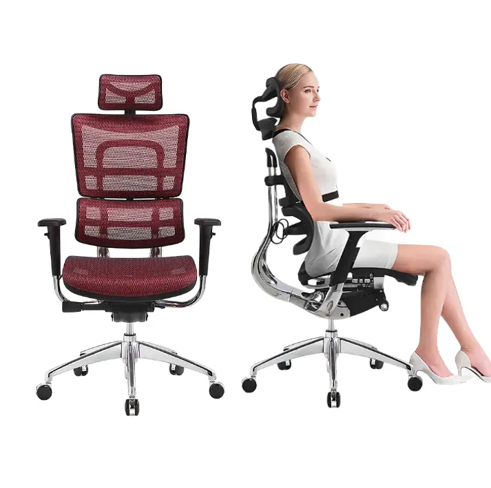 Best Verkopende Moderne Bureaustoel Chaise Bureau Lumbale Ondersteuning Ergonomische Stoelen Voor Kantoor Op Computer Pc Stoel