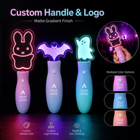 Bâton lumineux LED en plastique personnalisé, directement de l'usine, pour concerts Kpop, avec télécommande 2.4G et contrôle par application, en acrylique, portable, OEM ODM, pour festivals de musique et événements