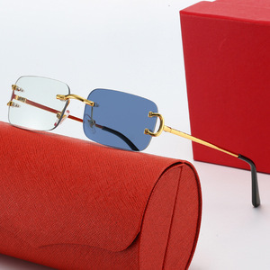 Nouvelles lunettes de soleil polarisées sans monture UV400 à changement de couleur intelligent pour hommes et femmes, style européen et américain, vente transfrontalière - Product Image 3