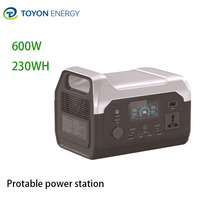 Banque d'énergie efficace 600w 1kw 2kw Générateur électrique solaire mobile pour batterie de camping multifonctionnelle en plein air
