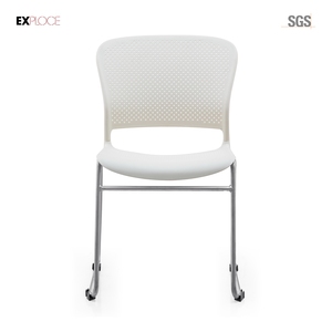 Hơn Ghế Ngăn Xếp Nhiều Tiền Hơn Tiết Kiệm Kim Loại Chân Xếp Chồng Nhựa Đào Tạo Ghế - Product Image 3